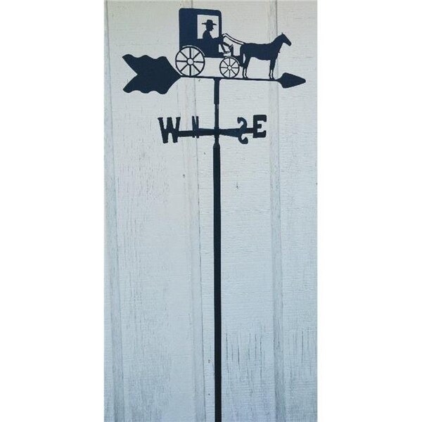 The Lazy Scroll The Lazy Scroll horseandbuggyin Amish Horse & Buggy Garden Mount Weathervane horseandbuggyin - main
